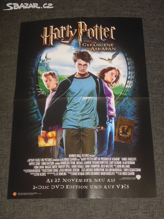 Prodám plakát Harry Potter a vězeň z Azkabanu