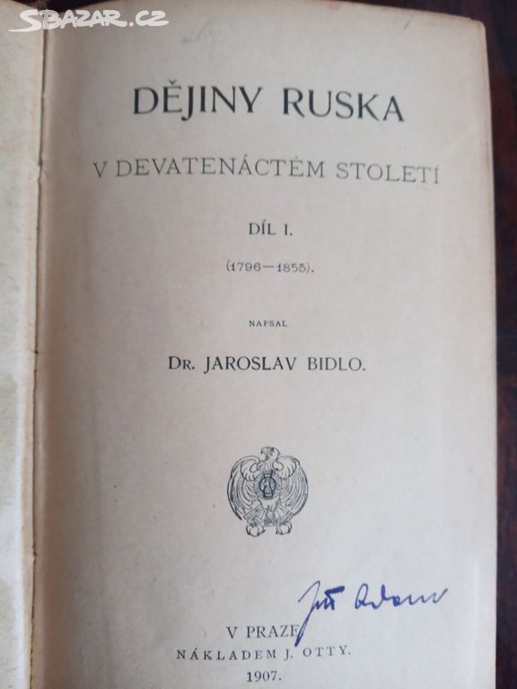 "Dějiny Ruska v XIX.st." II.d. 1907/08