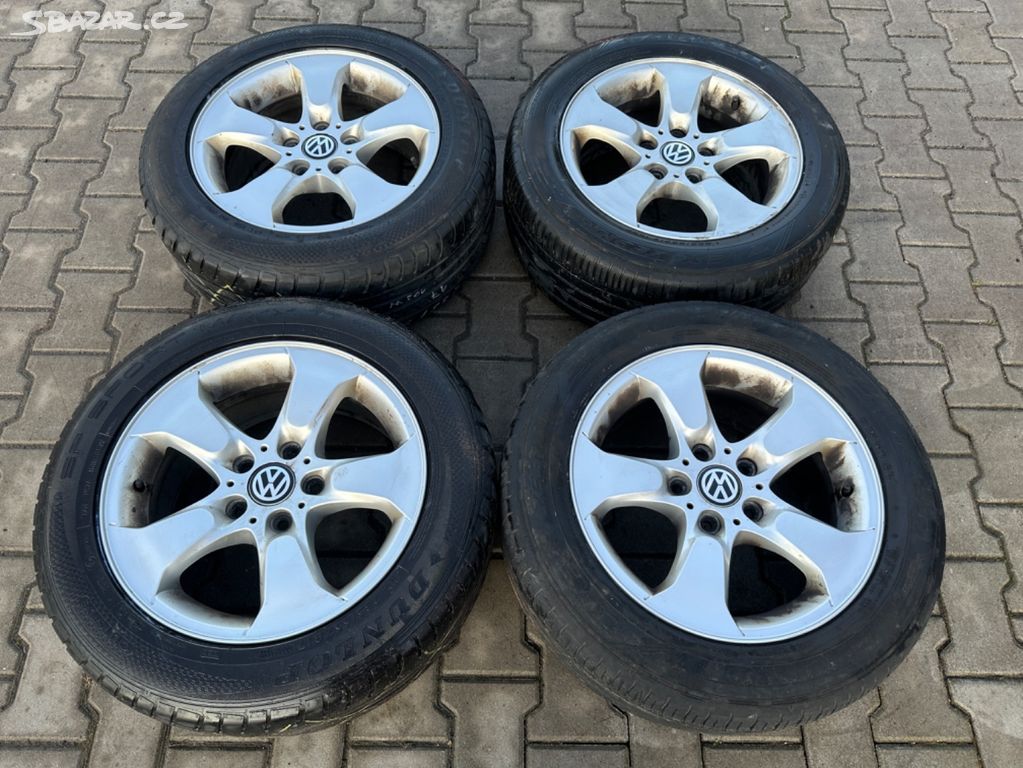 Al kola 5x120 "17" + pneu letní 235/55 R17 103V