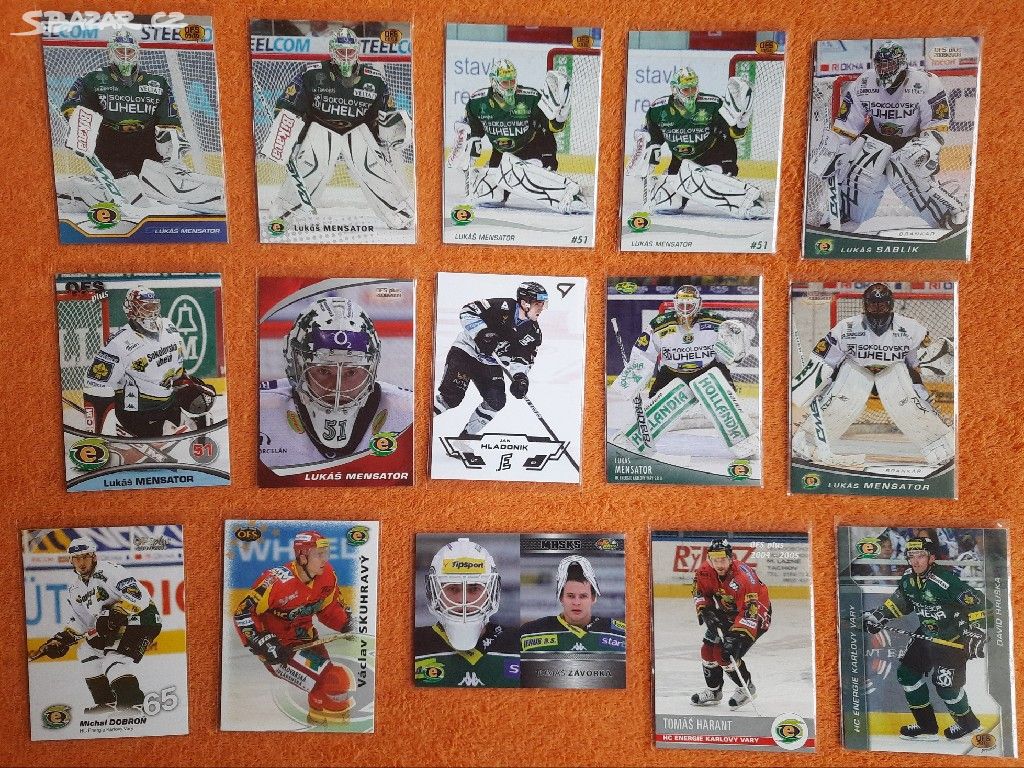 hokej KARLOVY VARY karty ( 761/24 )