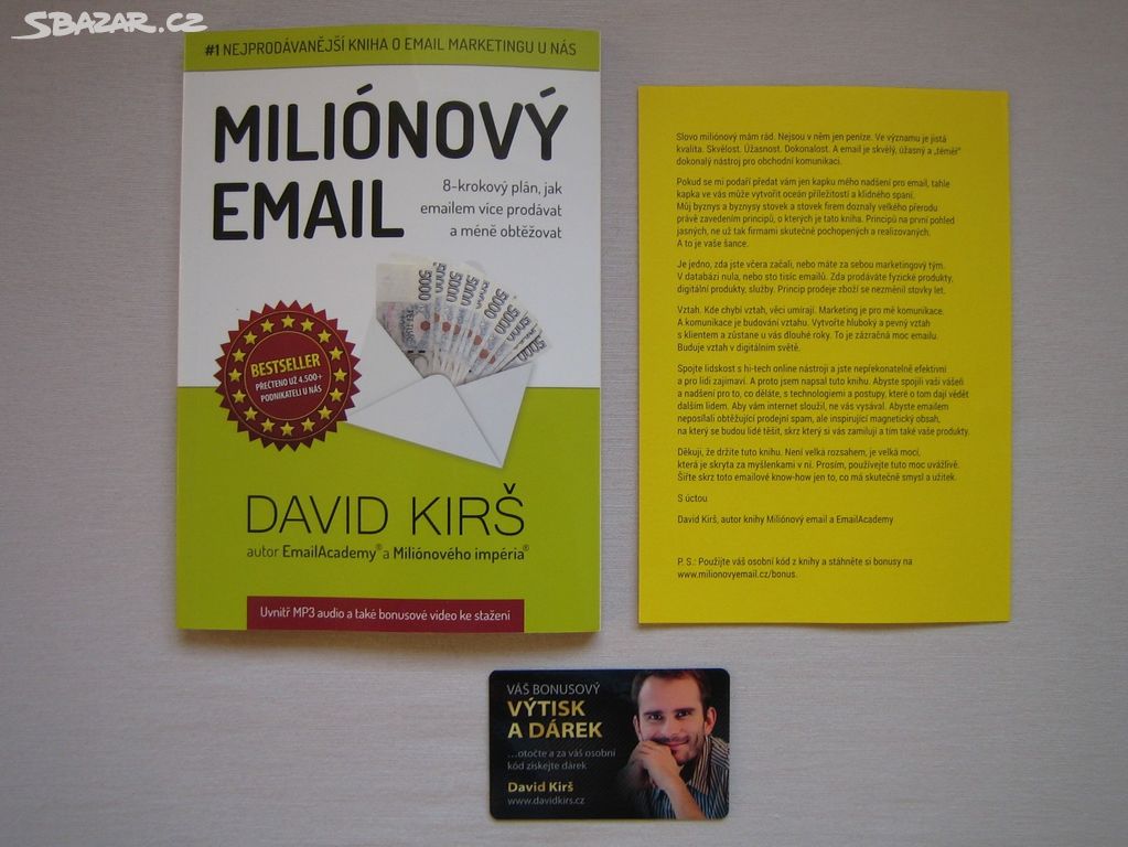 Miliónový email (D. Kirš) - kniha ,