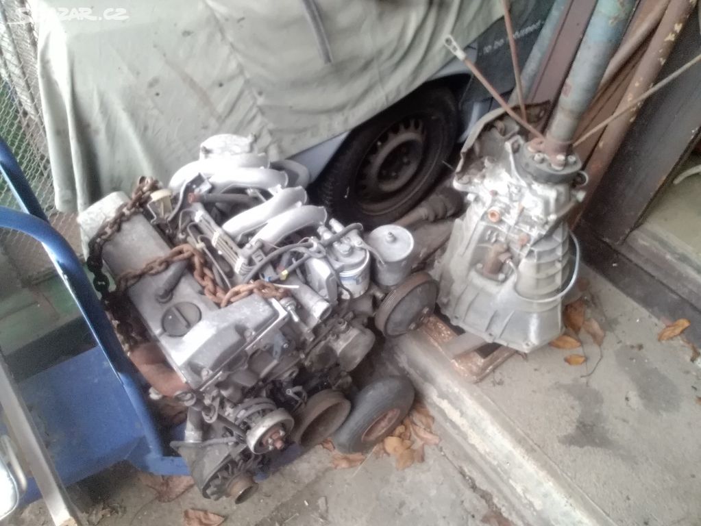 Motor Mercedes 2.0_D rok výroby 1985převodovka