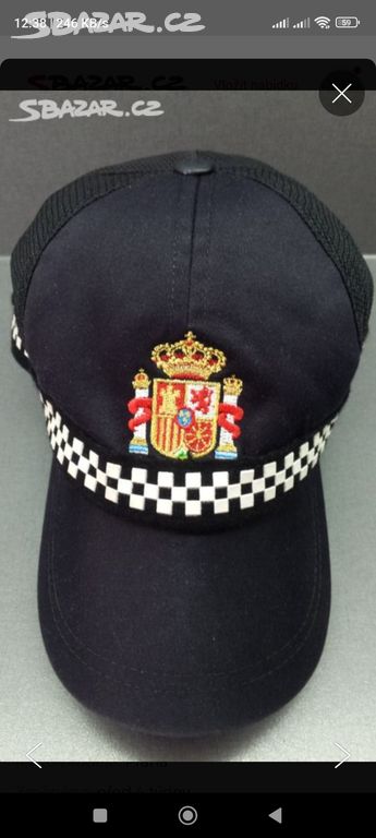 Čepice policie Španělsko