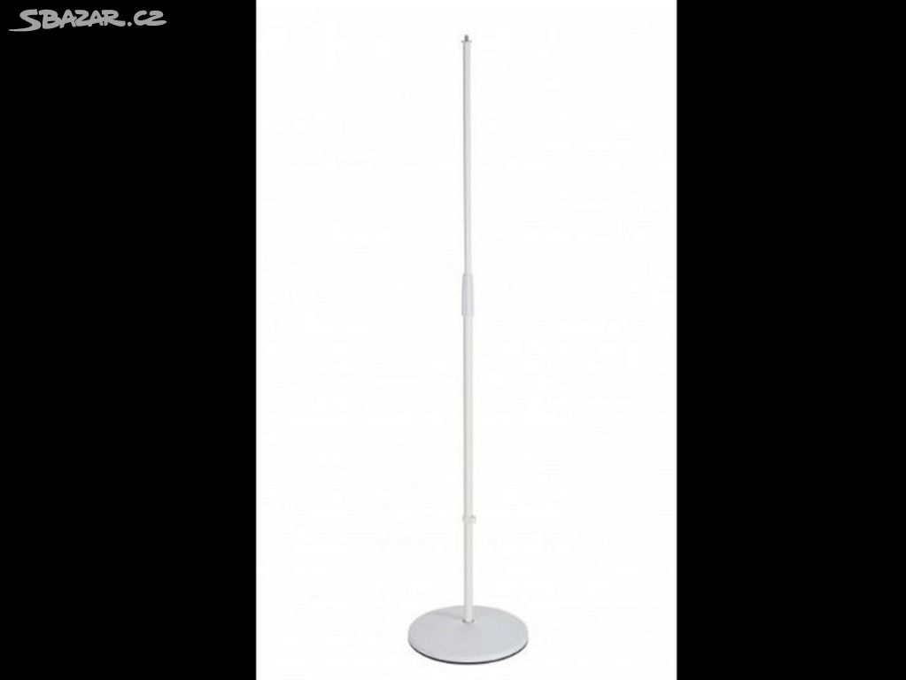 Bílý stojan na mikrofon 87-157cm
