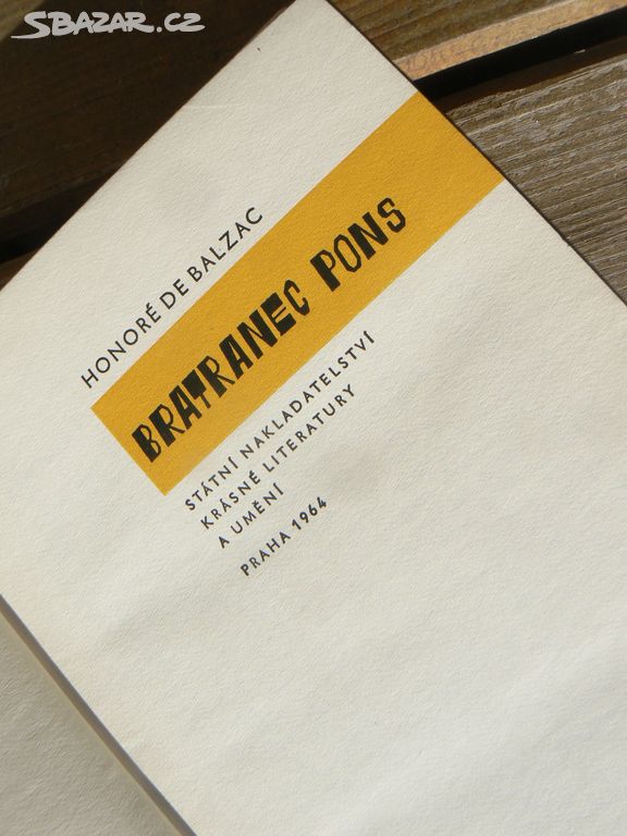Bratranec Pons - Honoré de Balzac.