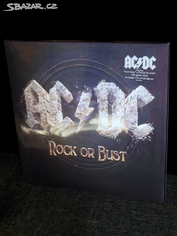 LP + CD AC/DC - Rock Or Bust (2014) / NOVÉ /