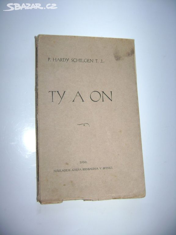 SCHILGEN Hardy S.J. - TY A ON (1930)