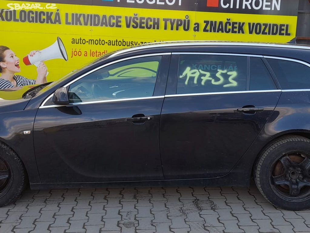 Prodám náhradní díly z vozu OPEL INSIGNIA č. 19753