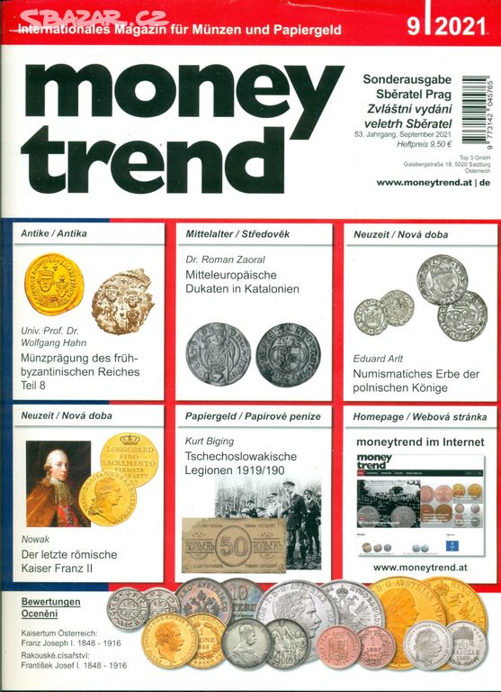 MONEY TREND 9/2021 - katalog RU mincí