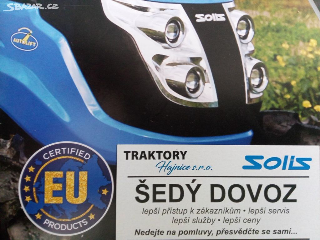 Traktory Solis - nejlepší ceny v ČR