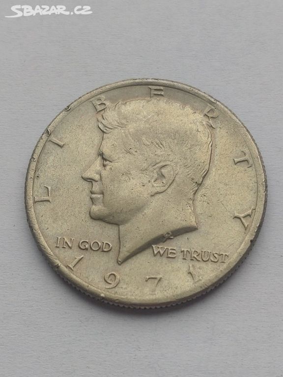 Mince Half Dollar Kennedy 1971 USA