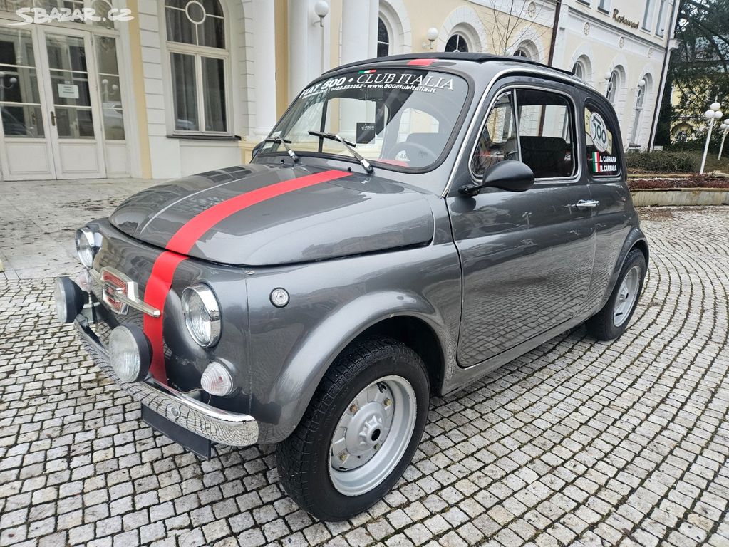 Fiat 500 L 1970 "Abarth" styl, Dovoz Itálie