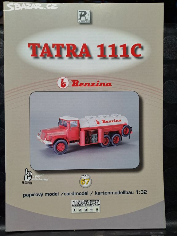 Tatra 111 C cisterna Benzina 1:32 PK Graphica