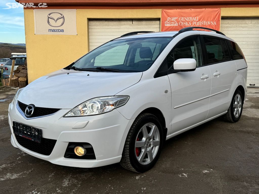 MAZDA 5 2.0i 107KW 2008,XENONY,VÝHŘEV,KŮŽE,NAVI,TZ