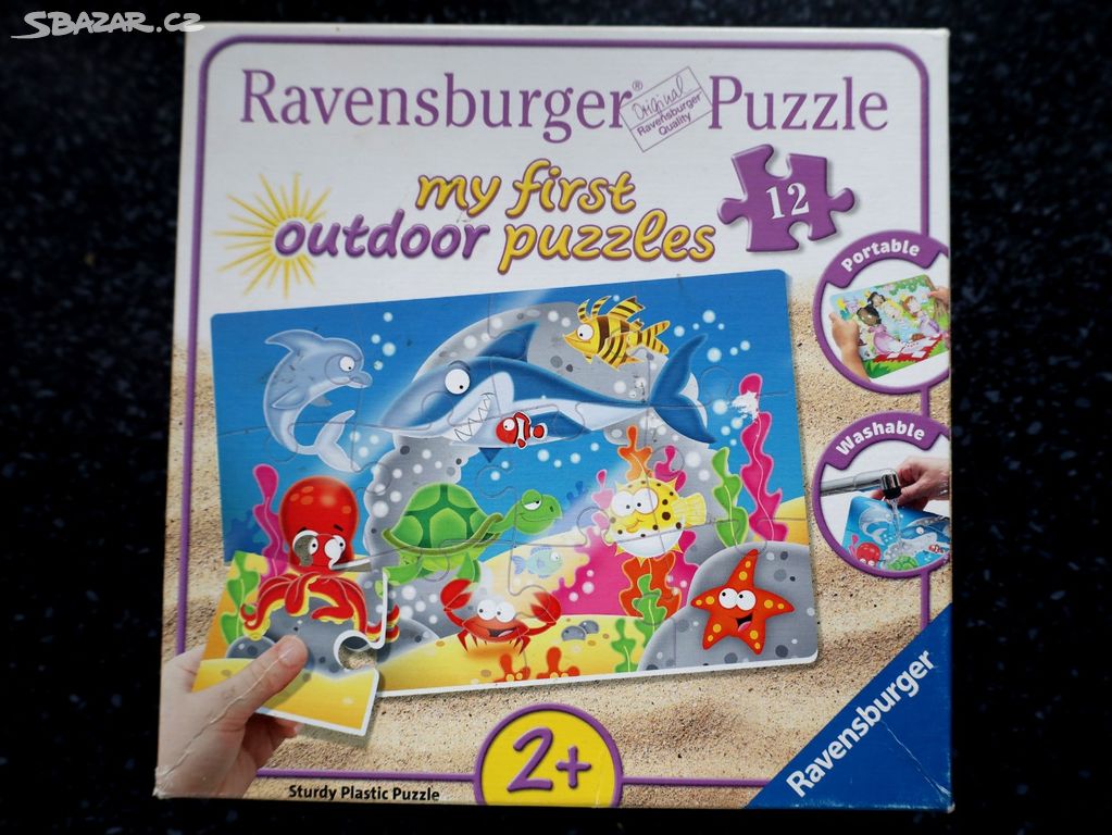 RAVENSBURGER puzzle Podmořská zábava, 12 dílků, 2+