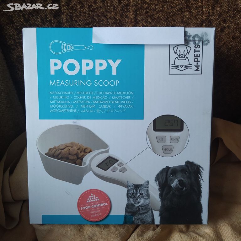 M-Pets Poppy digitální odměrka na krmivo