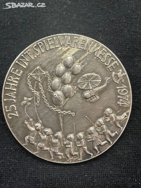 Stříbrná medaile 48 g veletrh hraček v Norimberku
