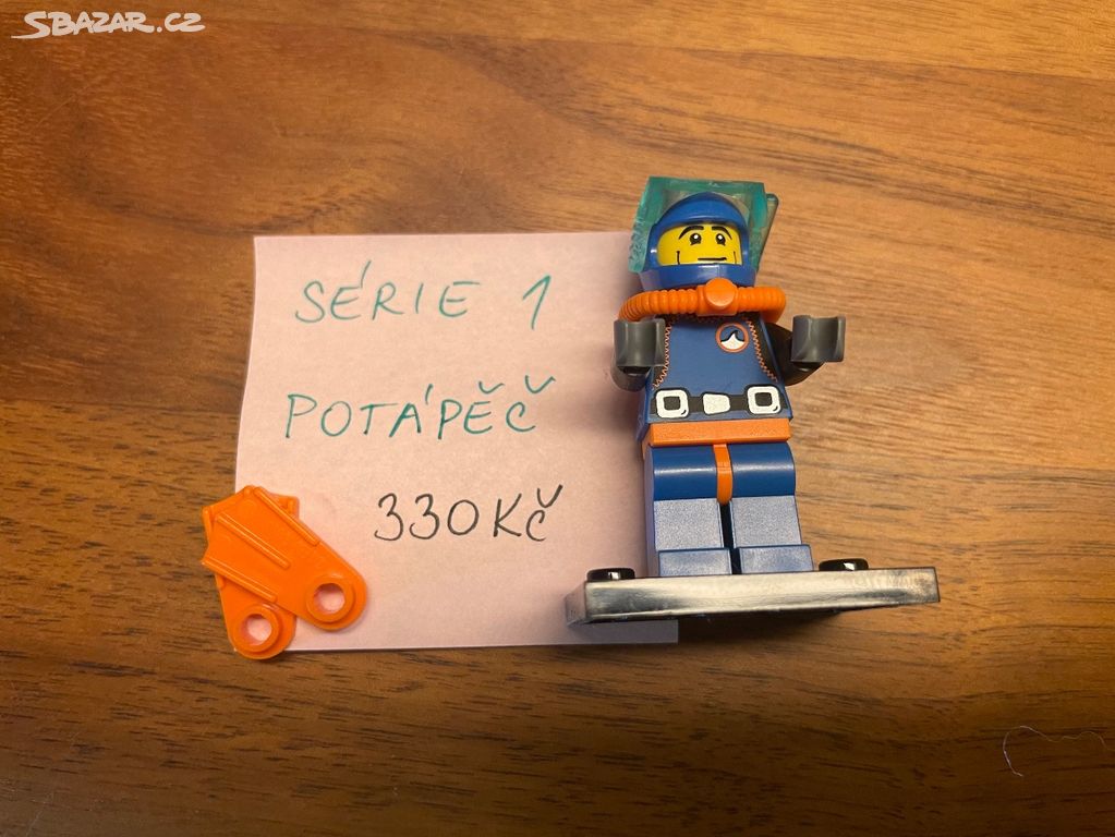 Lego minifigurky 1. série - potápěč