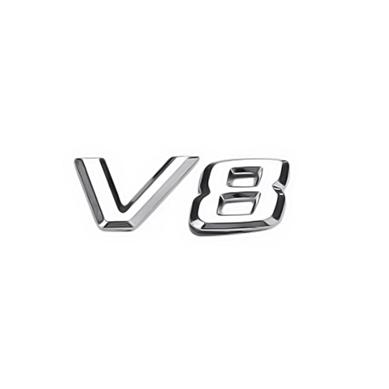 BMW V8 nápis chromovaný