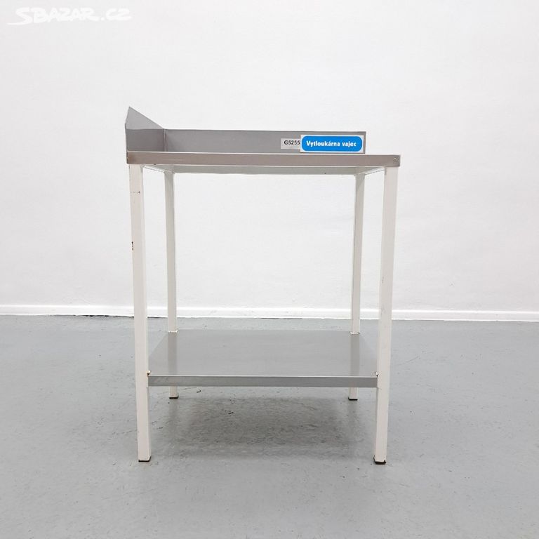 Pracovní stůl s nerezovou deskou 70x50x97 cm