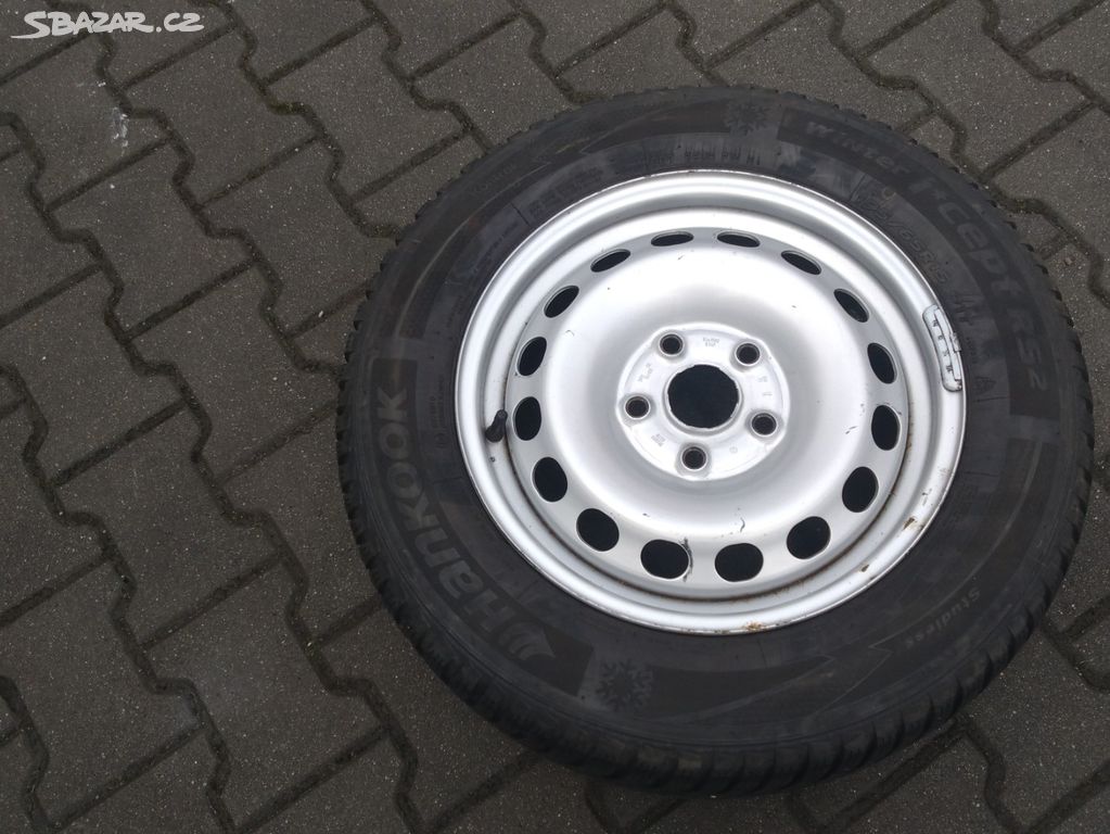 zimní pneu 195 65 15 +disky 5x112 na ŠKODA VW SEAT