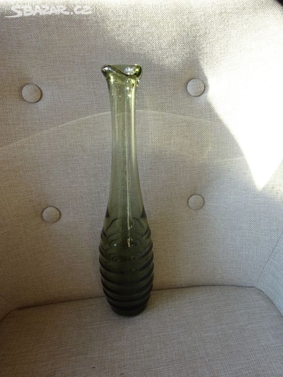 vintage váza sklo