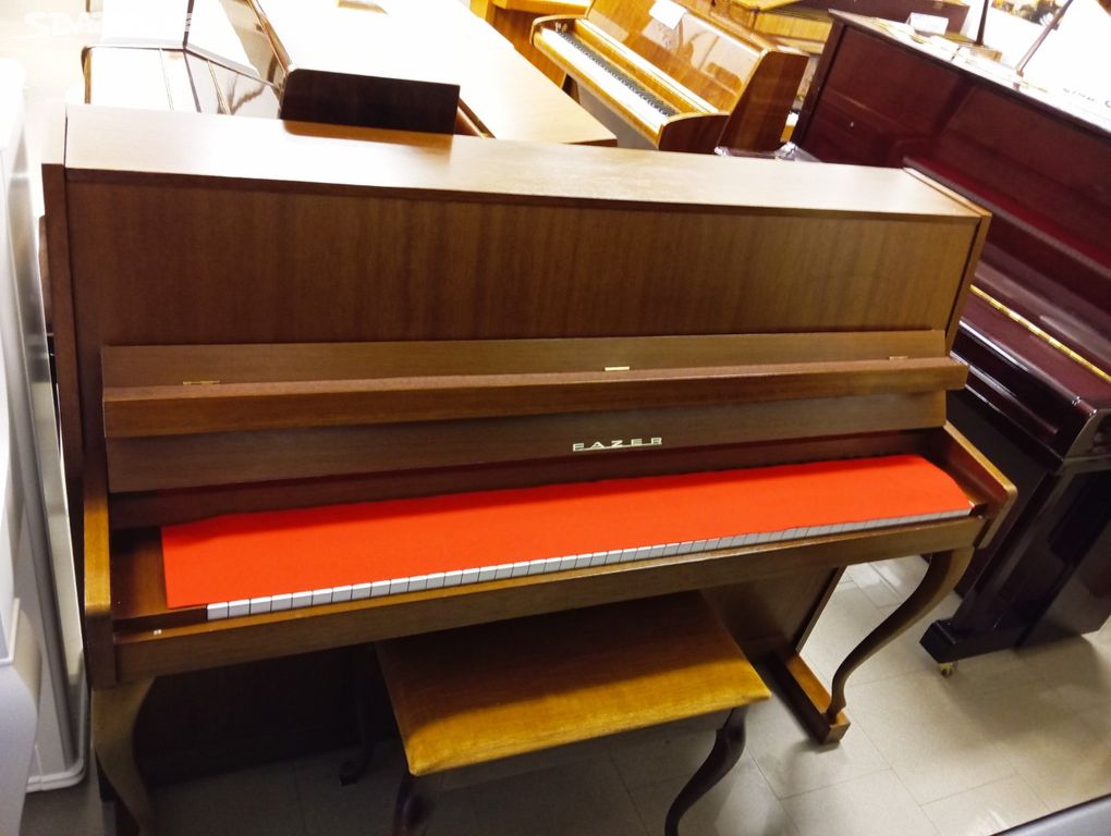 Prodám hezké Finské pianino Fazer-Dovoz zdarma