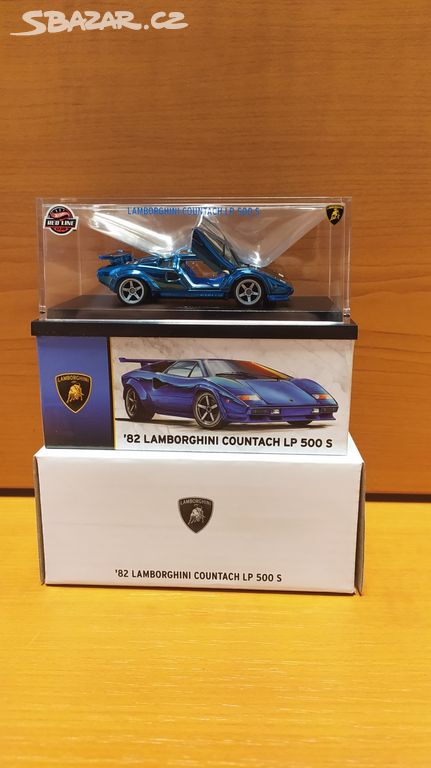 Prodám Hot Wheels RLC Lambirghini Countach modrý
