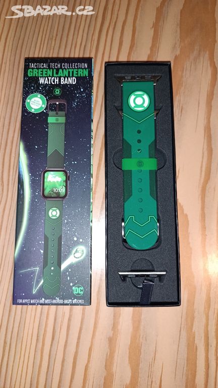 nový řemínek na hodinky Apple Watch Green Lantern