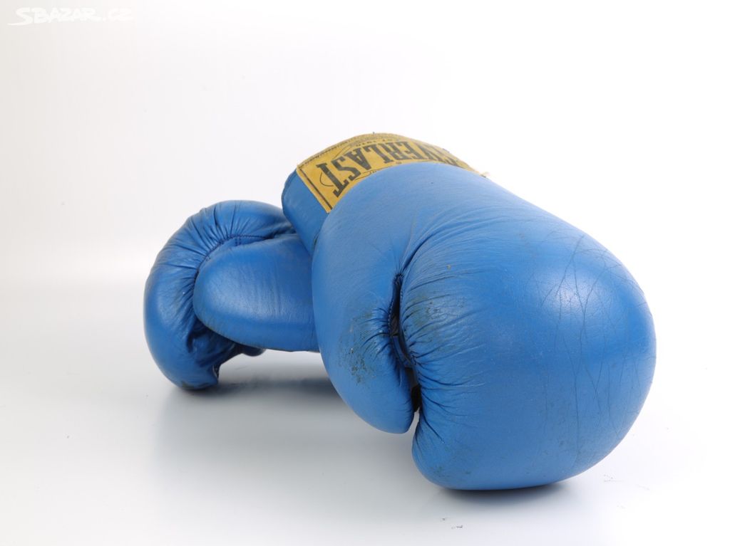 Kožené boxerské rukavice Everlast  - použité