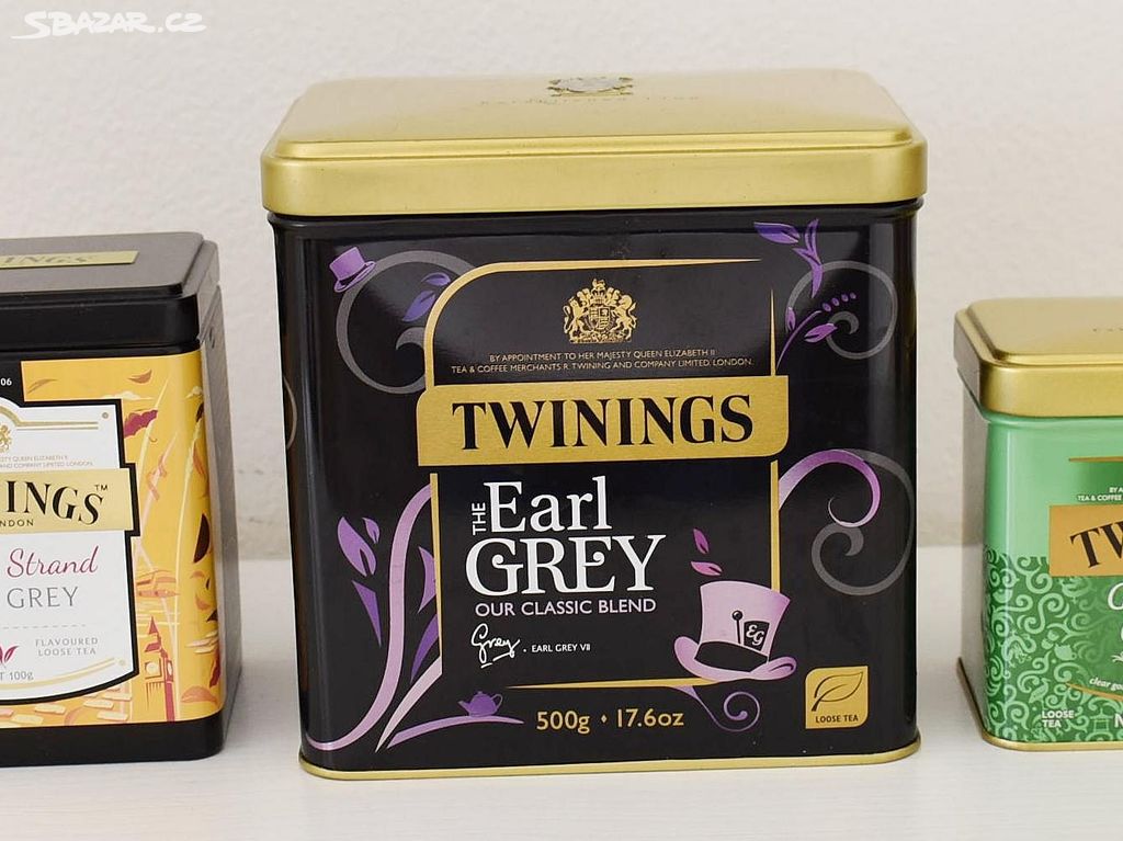 Plechovky od čaje TWININGS