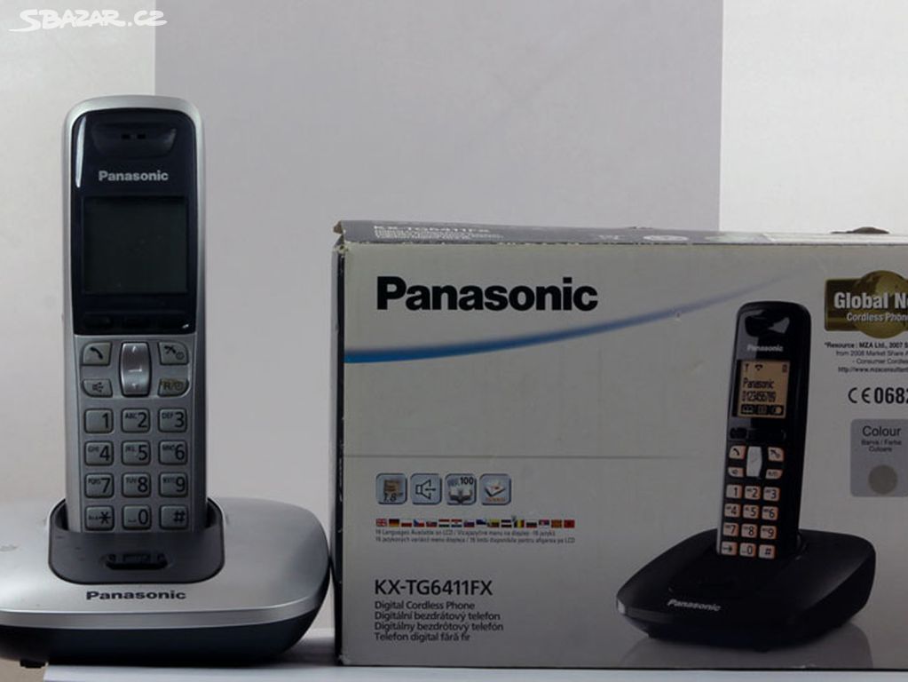 Přenosný (i VOIP) telefon PANASONIC KX-TG 6411 FX