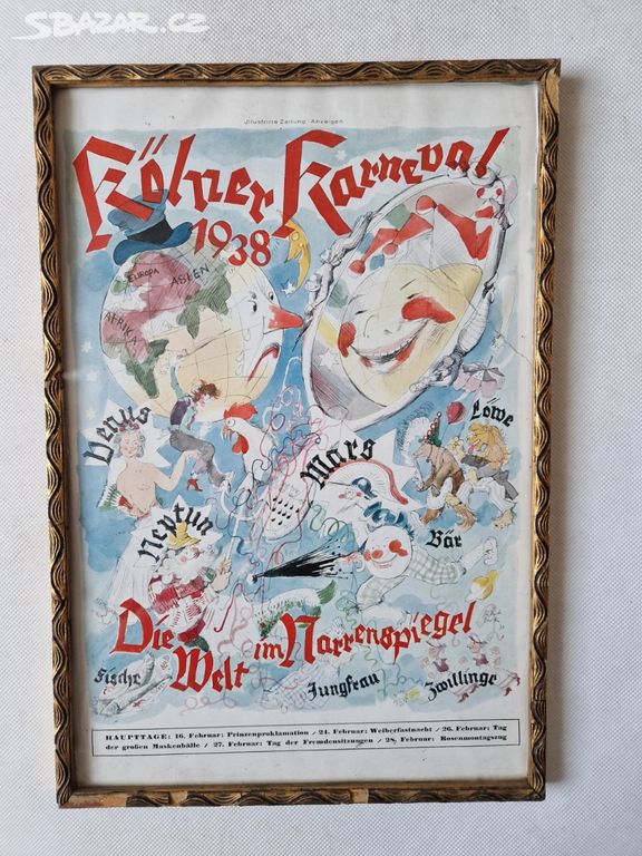 Stará reklama z časopisu Kolínský Karneval 1938