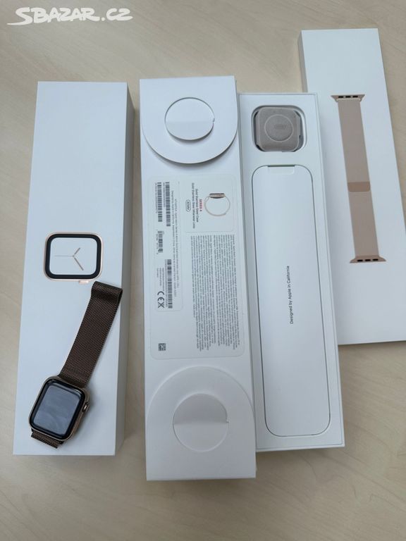 Chytré hodinky Apple watch S4 40 mm Rose gold