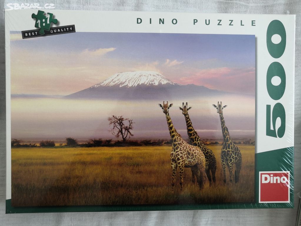 Puzzle Žirafy pod Kilimandžárem 500 ks - nové