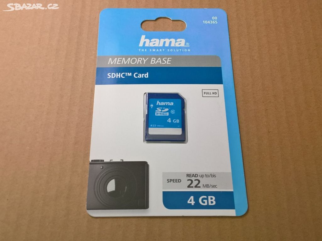 Hama 4 GB SD nová karta v blistru