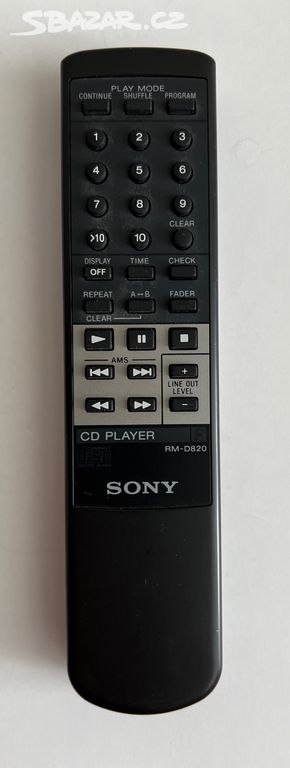 SONY RM-820 remote control