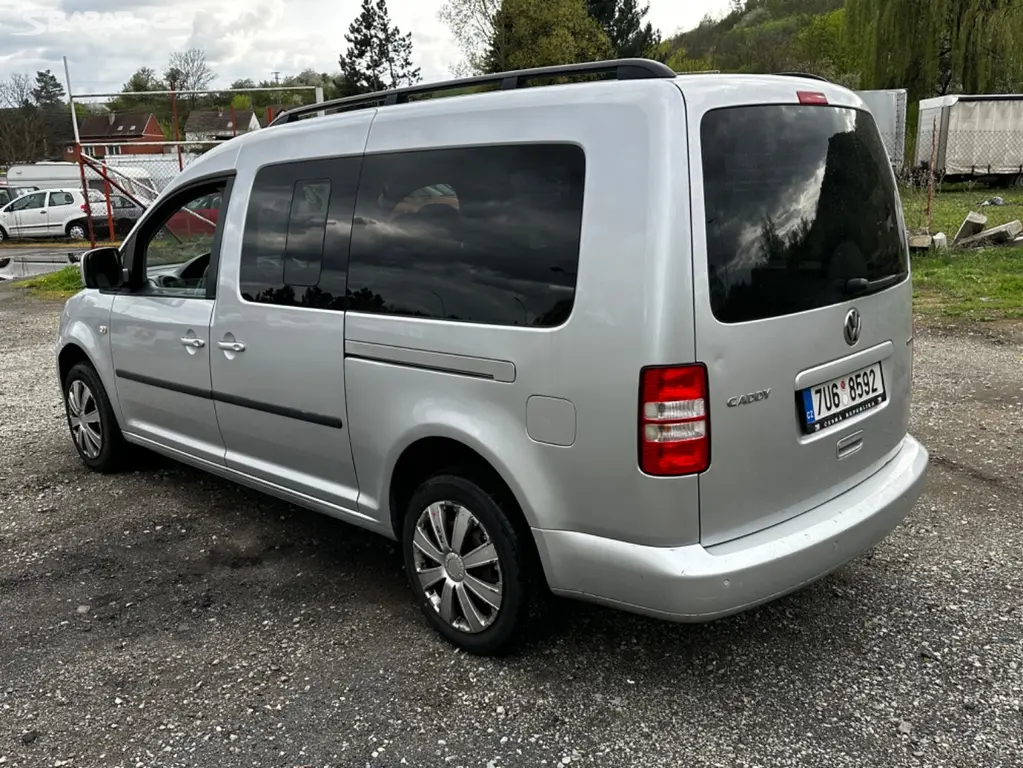 VW Caddy Maxi 2.0CNg, r.2014,Čr,serviska, Odpocet - fotka 4