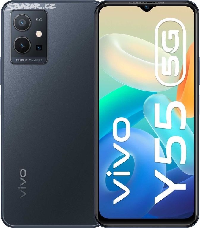 Vivo Y55 5G (V2127), Dual SIM, Starlight Black