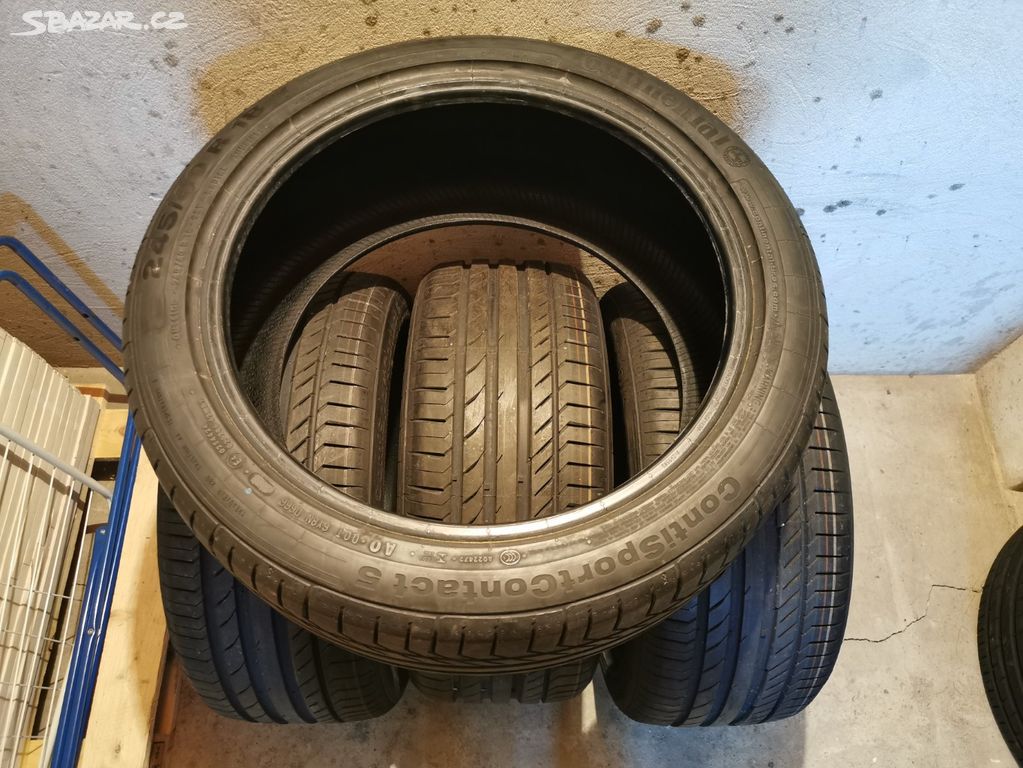 NOVÉ - 245/40 R18 - letné pneu Conti (4 ks) DOT 23