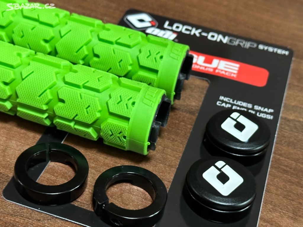 Gripy MTB ODI Rogue Lock-On zelené - nové