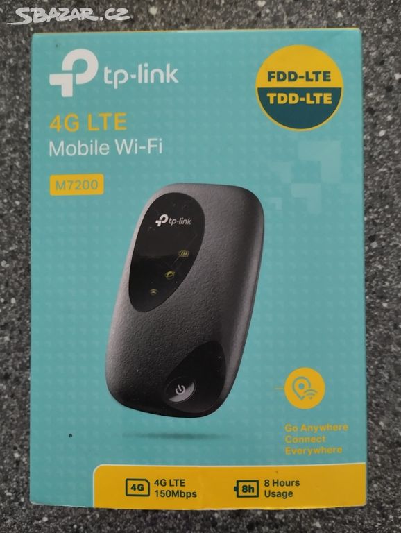 Bezdrátový mini Router TP-Link M7200 4G LTE WiFi