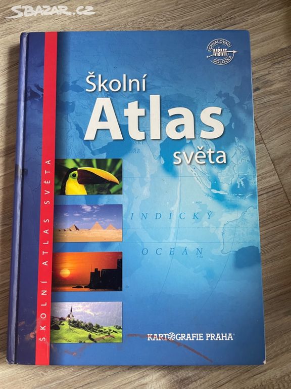 Školní atlas světa + mapa ČR