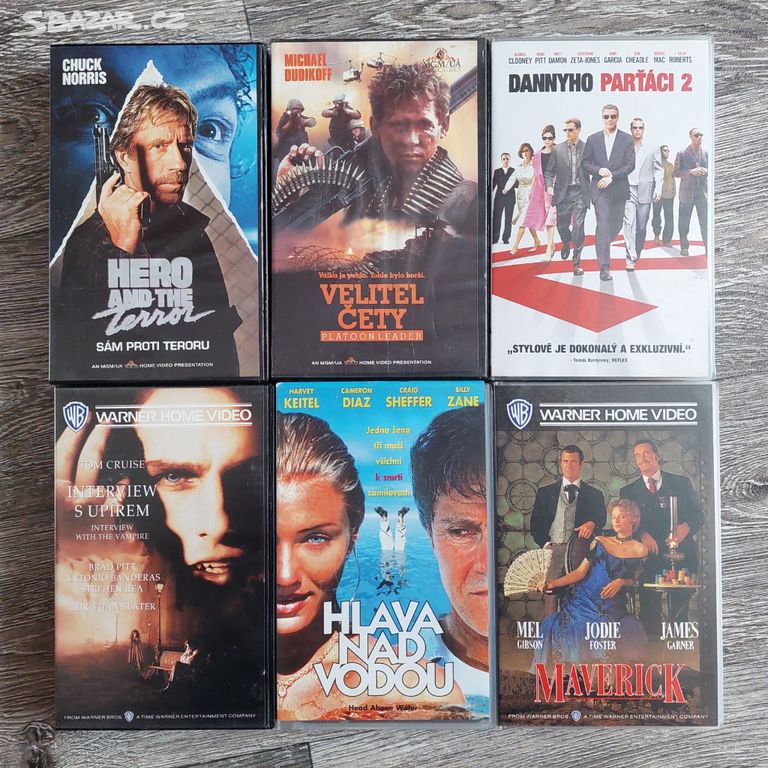 VHS kazety - videokazety