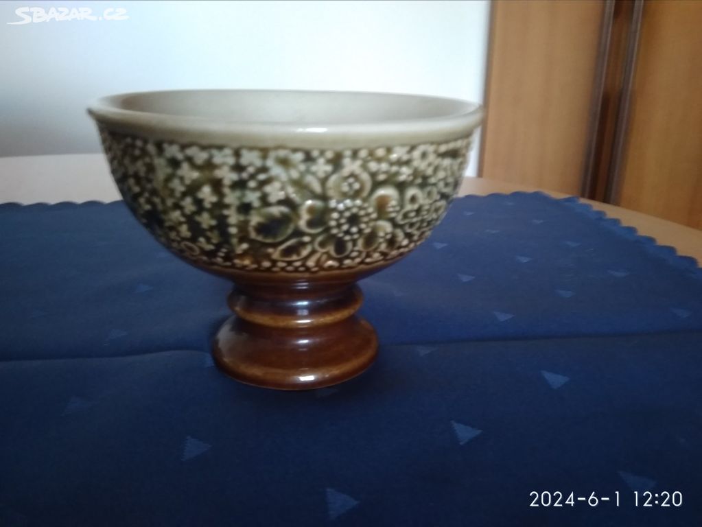 Retro miska, keramika Ditmar, Urbach