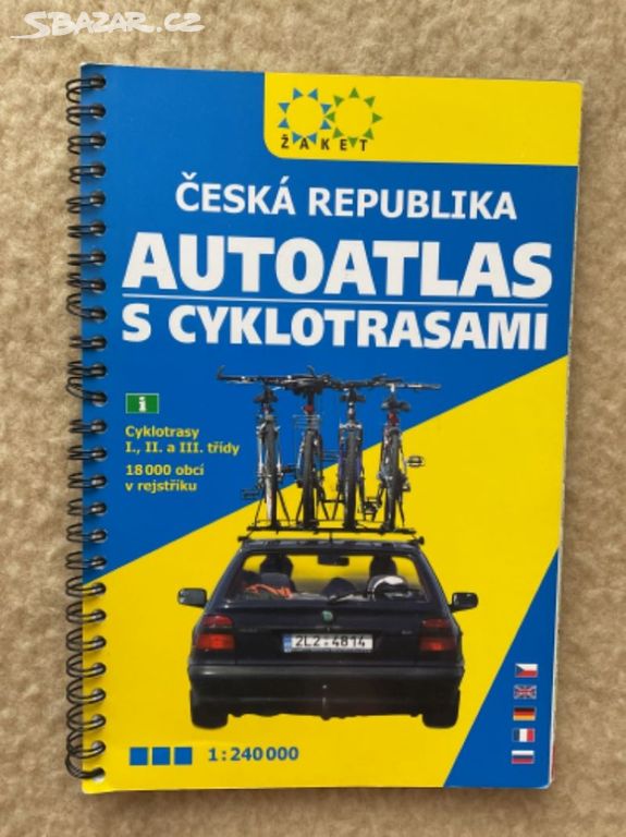 Autoatlas s cyklotrasami.