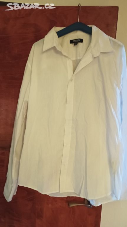Pánská bílá košile vel XL