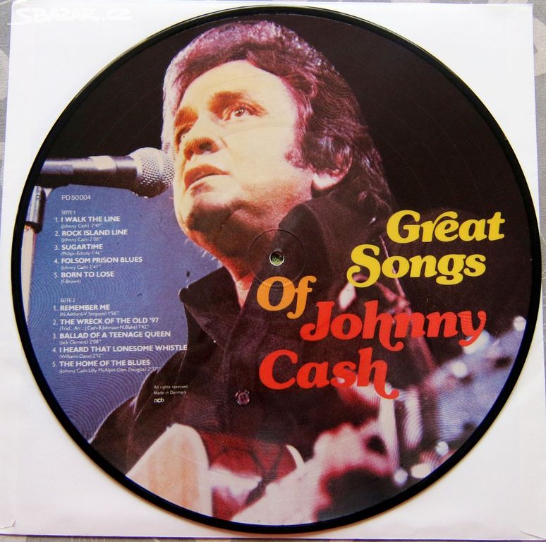 LP deska - Johnny Cash -Great Songs(picture vinyl)