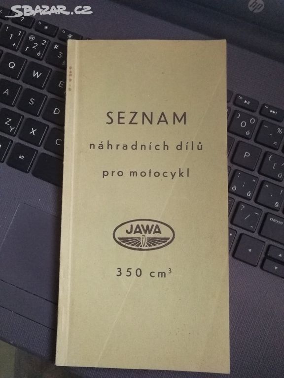 Jawa 350 předválečná Seznam náhradních dílů