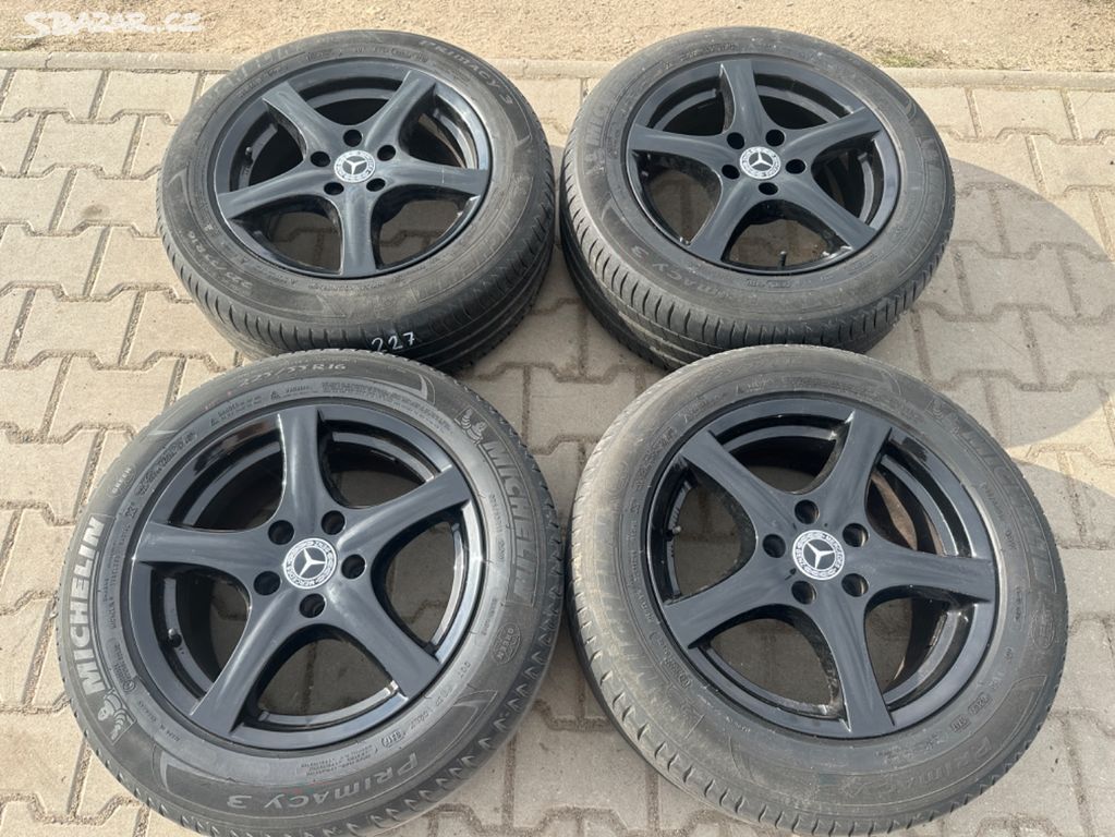 4x al kola 5x112 16 + pneu letní 225/55 R16